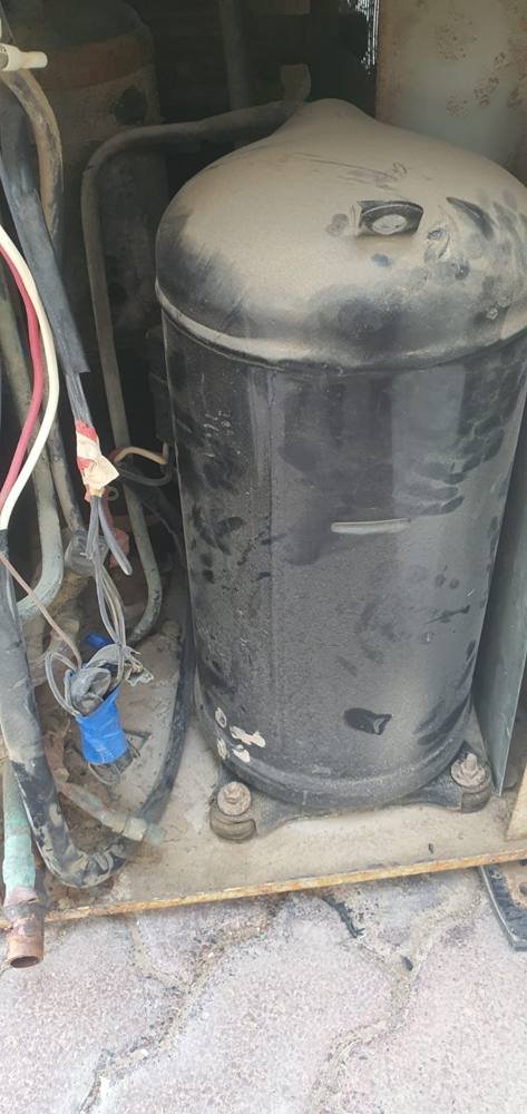 Old AC compressor for scrap
